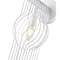 Z-Lite Contour 1 Light Wall Sconce, White & Gloss White 801-1S-WH - alternate 4